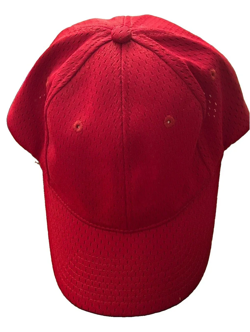 Youth YC833 Port Authority Youth Red Mesh Cap